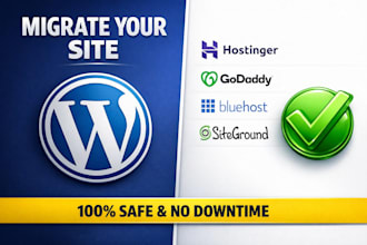 migrate wordpress site to another hosting