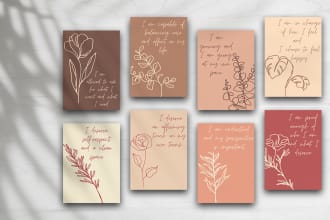 design for you custom and beautiful affirmation cards