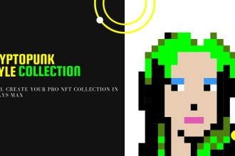 create  cryptopunk style nft art collection that sells