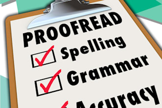 proofread and edit your writing