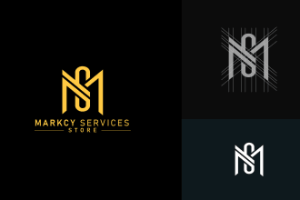 design apparel, monogram iconic and initial letter logo