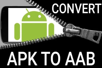 convert apk to aab