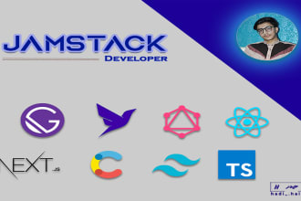 develop jamstack web app using strapi, contentful, sanity cms