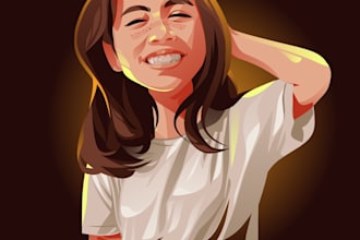 create a vector potrait from your photos