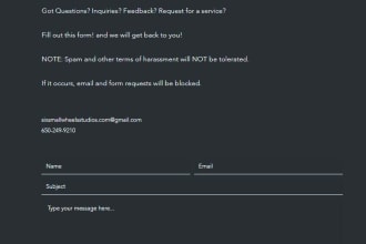 website creation and domain connectivity