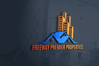 be real estate realtor, construction, property logo designer