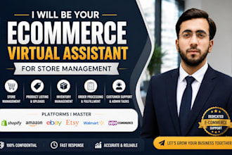 be your ecommerce virtual assistant for store management