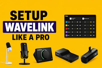 setup elgato mic, wavelink 3 or wavexlr for your stream