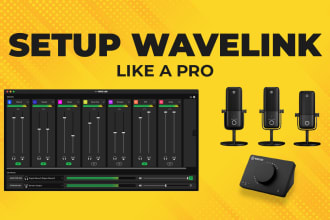 setup elgato mic, wavelink or wavexlr for your stream