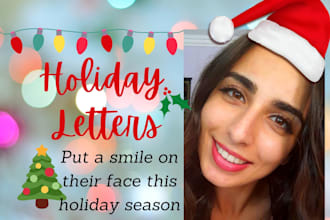 write heartfelt holiday letters