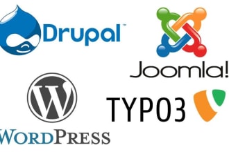 help with joomla, typo3, shopware, drupal, shopify