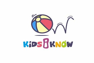 design childrens website logo in 1 day