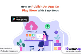 upload and publish app on google play console , store