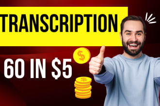 do audio, video, podcast, interview, webinar youtube transcription in 3 hours