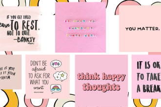 design 50 motivational quotes, inspirational quotes for instagram