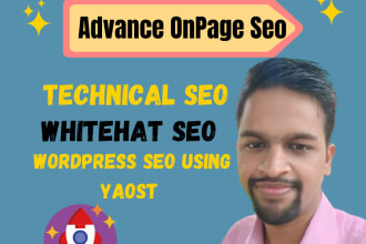 do onpage seo and technical optimization for wordpress site using yoast