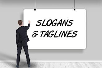 do professional business slogan for you