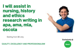 assist in nursing, history and ethics research writing in apa, ama, mla, oscola