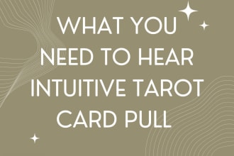 give you an intuitive tarot reading
