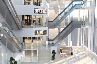 visualize retail space interior design in 3d
