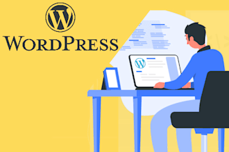 create premium wordpress website and blog