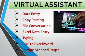 be  your virtual assistant for all administrative needs