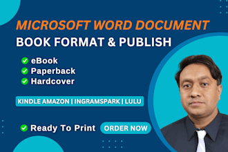 do book format, ebook format, lulu, ingramspark, amazon kdp book publishing
