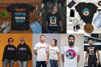 make realistic t shirt mock up and apparel mockup