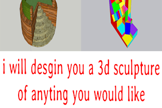make a 3d desgin for you of anything you need