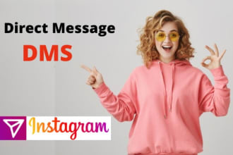 provide dms in instagram twitter linkedin