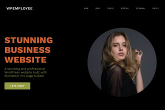create stunning wordpress website with elementor pro
