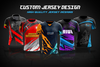 do a unique and cool sports jersey design or sublimation jersey based on