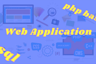 be your backend php and sql web developer