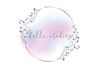 design feminine  floral watercolor logo in 24 hours