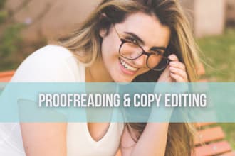 proofread and edit your ebook, blog, or copy