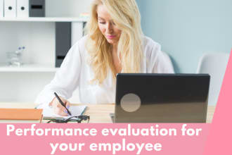 write a performance evaluation for your employee