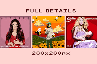 create a pixel art illustration for your project