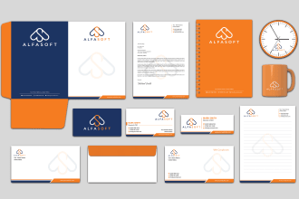 business card, letterhead, stationery, logo design
