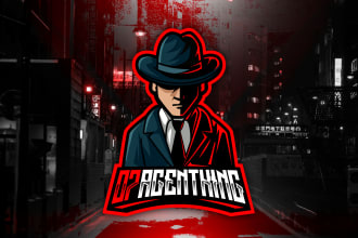 design a mascot gaming logo for twitch, youtube, facebook