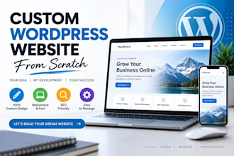 build a custom wordpress website from scratch