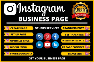 create instagram business page and manage instagram business page