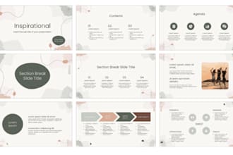 make an aesthetic presentation