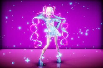 model any character on blender and mmd