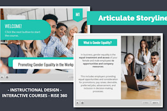 design an e learning course in articulate storyline
