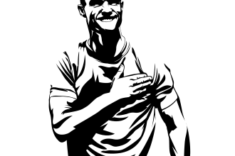 turn your photo into realistic stencil art design