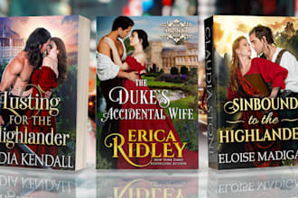 design a professional historical romance book cover
