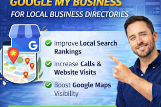 optimize your local SEO, gmb and business directory listings