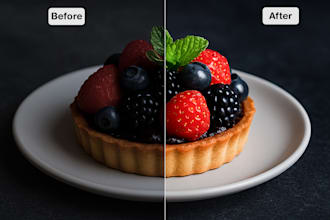 do food photo editing professionally