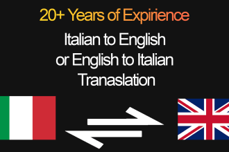 translate english to italian or italian to english