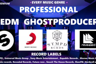 ghost produce at any genre record label  sound banger